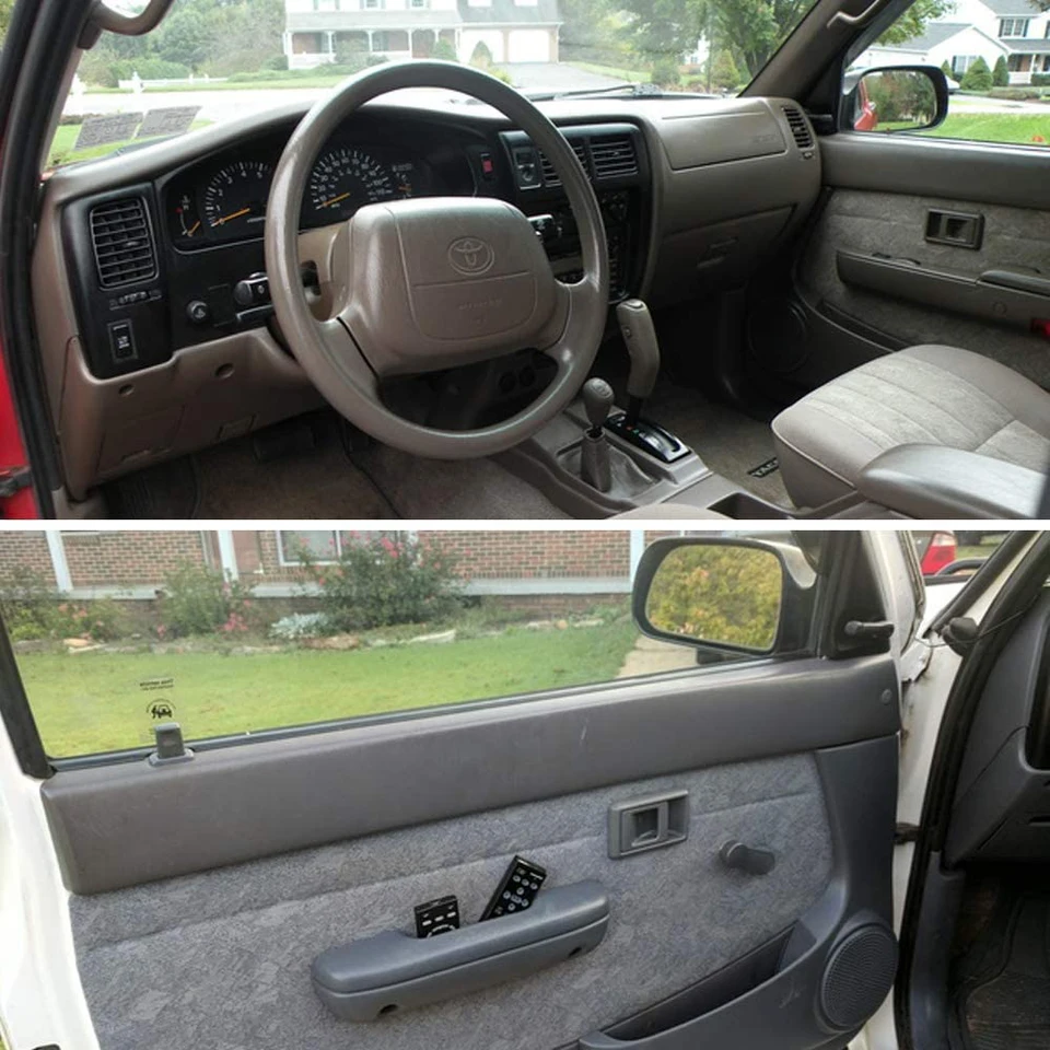 Maniglia Interna Auto Anteriore E Posteriore – Coppia Lato Guida E Passeggero, Colore Nero, Compatibile Con Toyota 4Runner Corolla Tacoma Pickup (1987-2000) E Geo Prizm