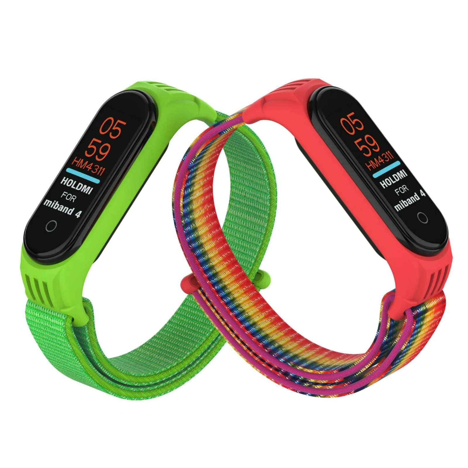 Сменный Браслет для Xiaomi Mi Band 4 3 нейлоновый ремешок на запястье спортивный браслет