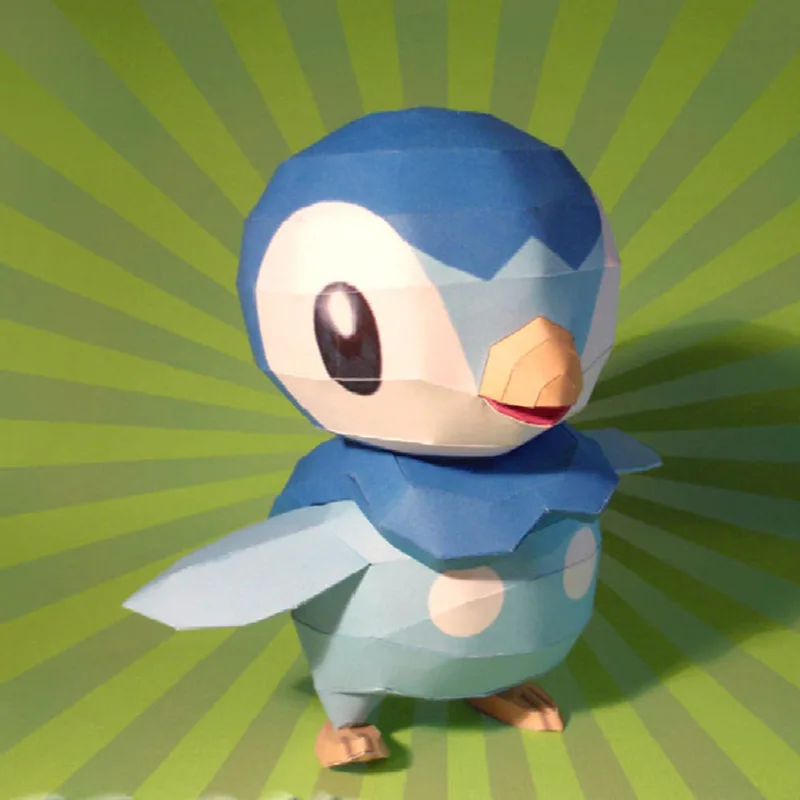 

Round Penguin Magic Baby Pet Elf Paper Model Handmade DIY Students Activity