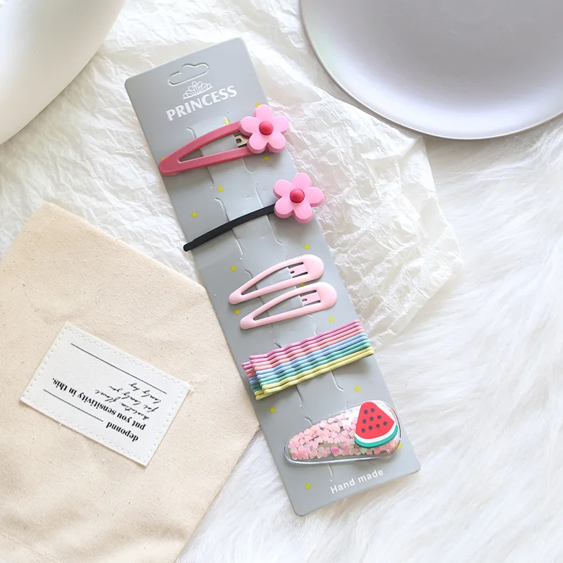 1 комплект, Милая принцесса, заколки для волос с фруктами, детские ...