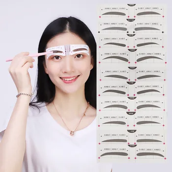 

eyebrow tracing card eyebrow makeup tool eyebrow card aid tool thrush
