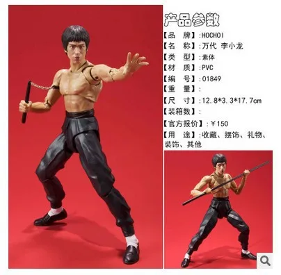 

Anime Garage Kit Naked Baby W + D Bruce Lee SHF Garage Kit Fully Mobile Bruce Lee Decoration Ordinary Version