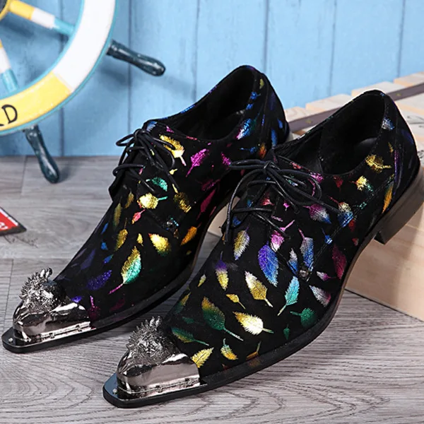 

Zapatos Hombre Casual Fashion Genuine Leather British Style Fashion Loafers Pointed Toe Casual