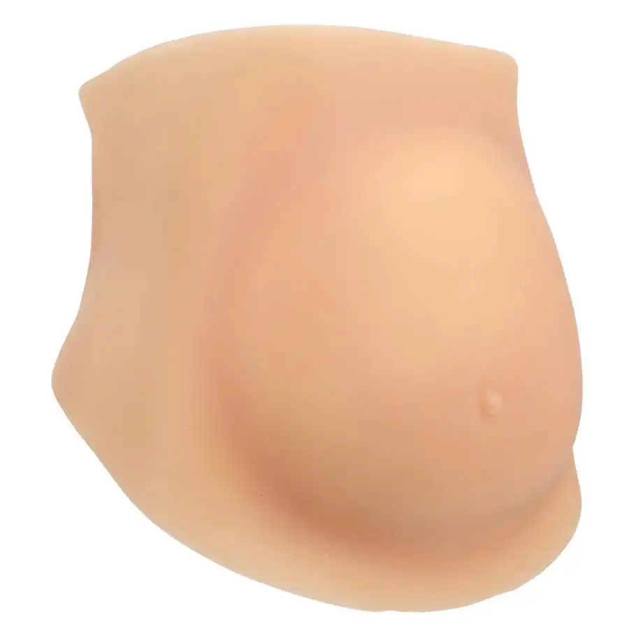 Excelvan Silicone Fake Pregnant Belly Bump Tummy For Crossdresser Cosplayer Actor Props 