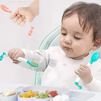 

Specialty Spoons Gravity Rotating Spoon Extra-Fine Dessert Spoons for Home, Kitchen or Restaurant Friendly Recycled Feeding Uten