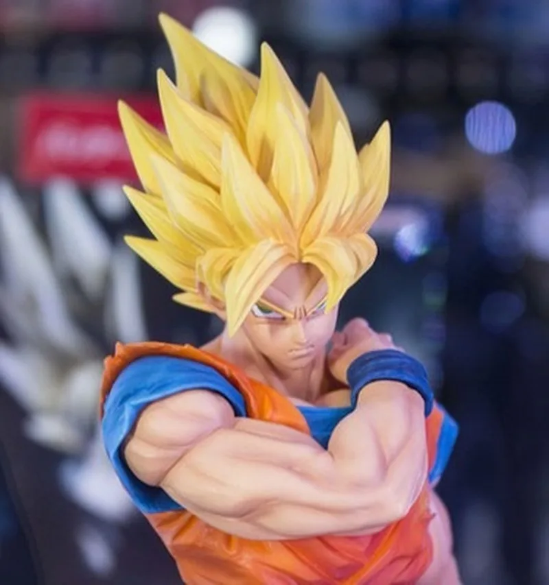 Z Goku Super SaiYan Пробуждение Гохан отец плавки Вегета ПВХ Аниме Фигурка DBZ