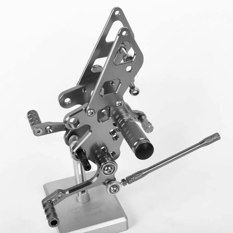SMOK педаль мотоцикла для Kawasaki NINJA 250R/EX250 2008 2009 2010 2011 2012 Алюминиевый сплав Rearset подножки черный