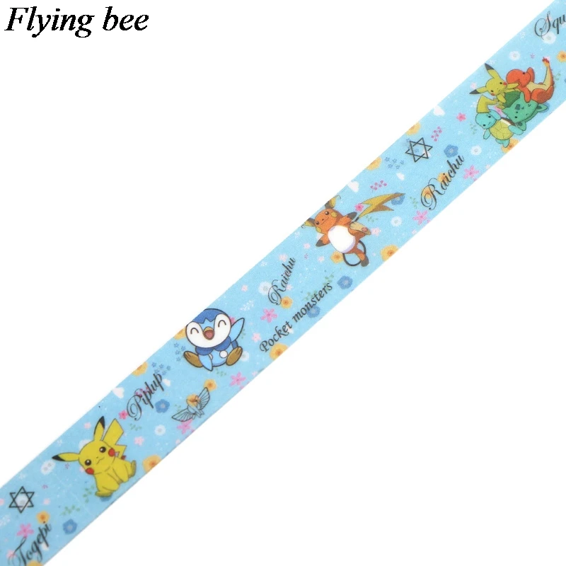 Flyingbee 4 шт./компл. с рисованным аниме, Творческая лента Cat клейкая лента с изображением милого монстра Бумага лента Washi забавные ленты лента Набор DIY подарки X0638