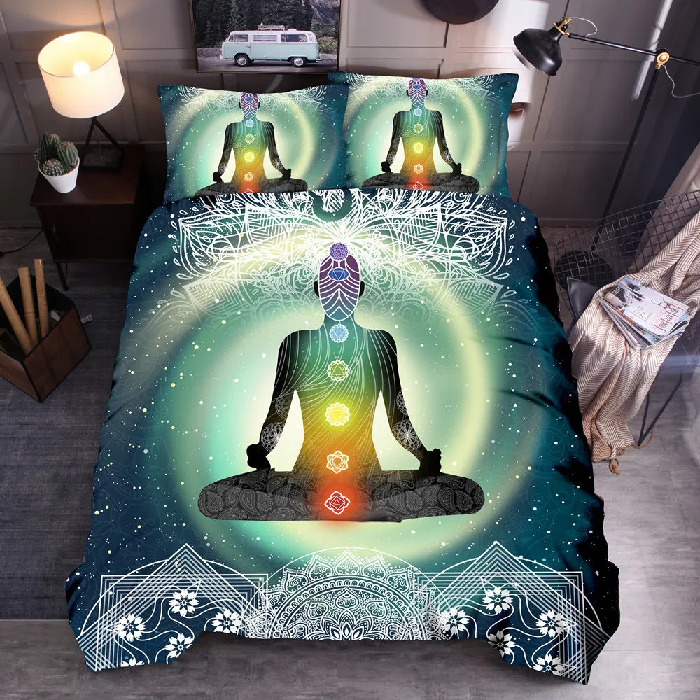 

Star Buddha 3D Bodhisattva Textile Case-Piece Bedding Article Quilt Cover
