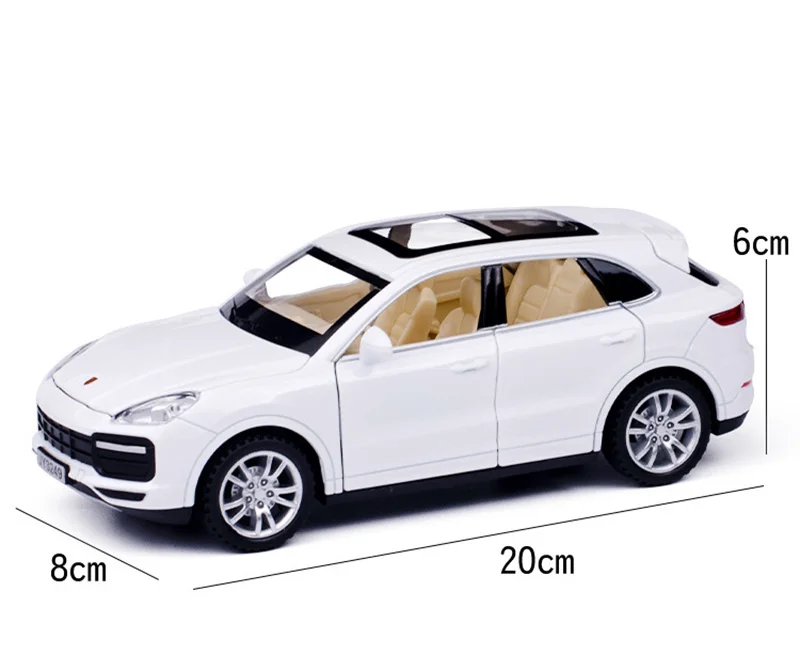1/32 сплав Cayenne SUV вытяжная задняя модель игрушечного автомобиля литой звуковой светильник Подарочные игрушки для детей