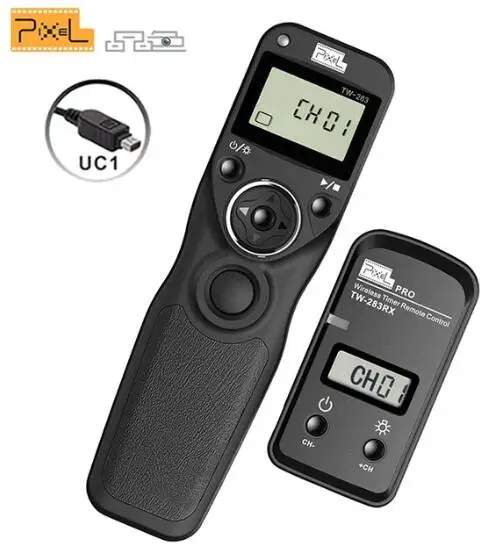 TW283-UC1 Pixel TW-283 спуск затвора беспроводной Таймер дистанционное управление для Canon триггеров sony samsung Nikon d7500 d7200 d7000 d5300 камера - Цвет: TW283-UC1