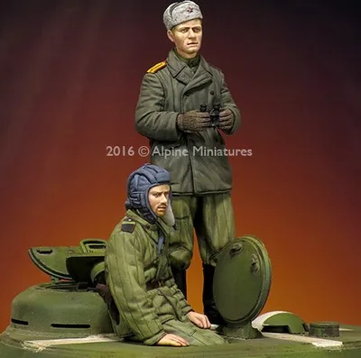 1/35 Набор для моделирования из смолы фигурка российского танка солдатика |