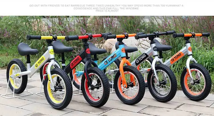 1" Беговел Сверхлегкий детский велосипед для верховой езды для детей 2-6 лет детские ходунки, самокат без педали учится кататься на велосипеде для мальчиков и девочек