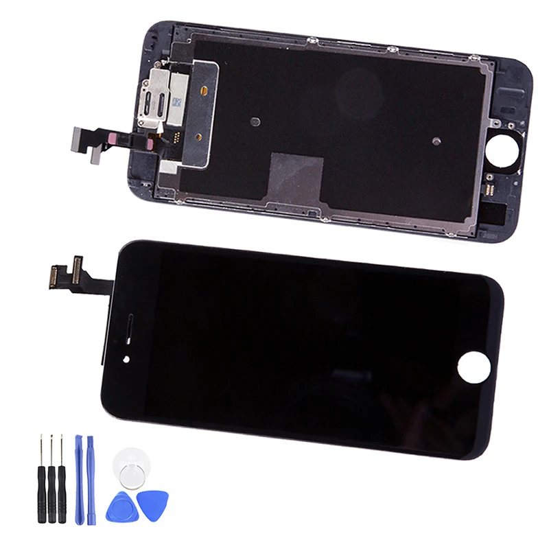 1 комплект lcd полная сборка для iPhone 6 lcd сенсорный экран полная замена камеры