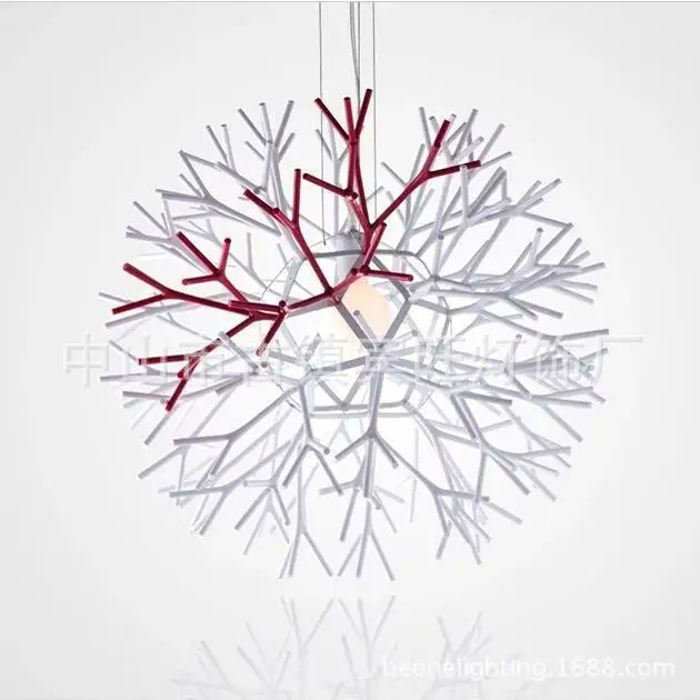 Новинка корейский стиль арт коралловый подвесной светильник Lustres De Cristal Lustre подвесной светильник Домашнее освещение для чтения комнаты