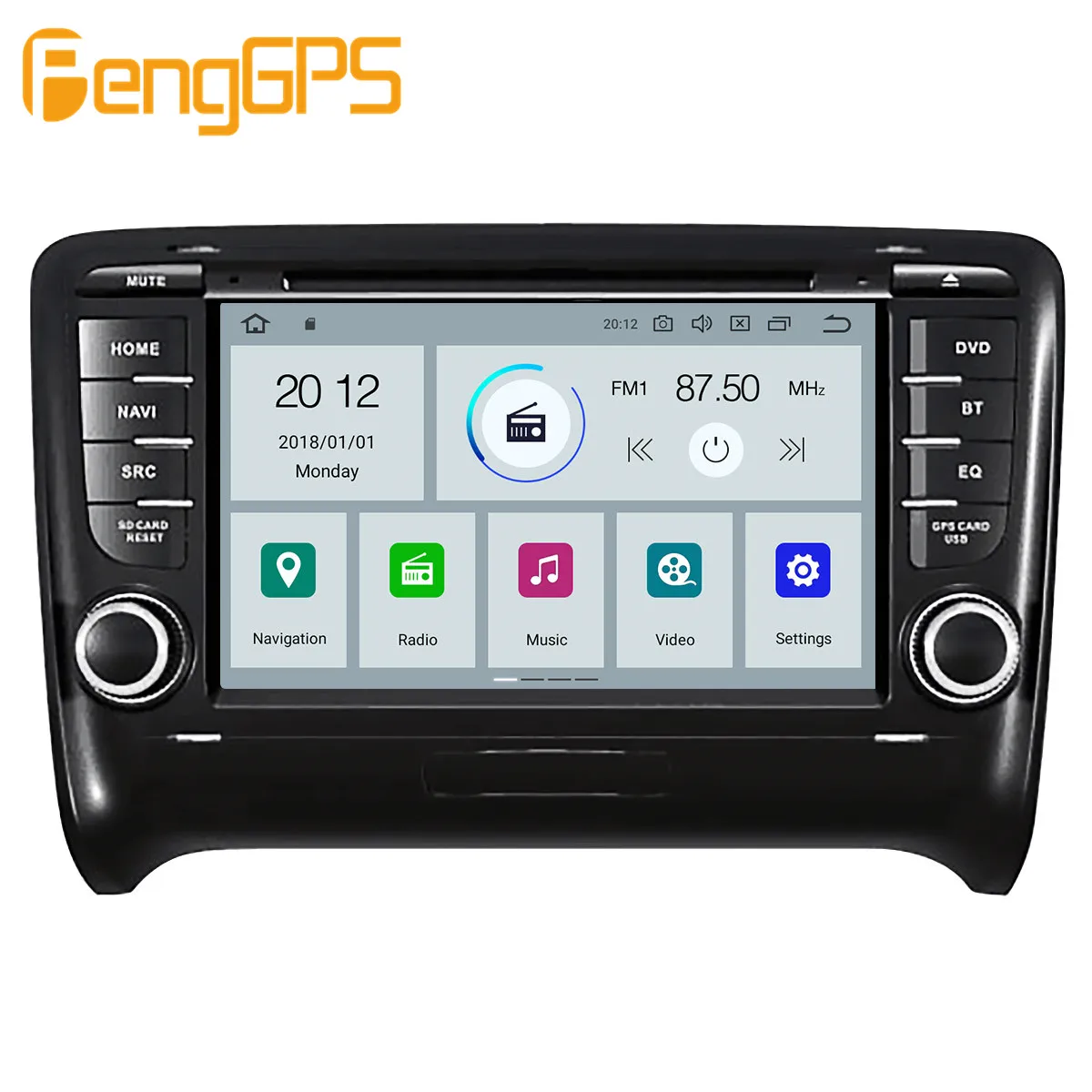Best Android 9.0 4+64GB px5 Built-in DSP Car multimedia DVD Player GPS Radio For Audi TT MK2 8J 2006-2012GPS Navigation stereo Video 2 Best Android 9.0 4+64GB px5 Built-in DSP Car multimedia DVD Player GPS Radio For Audi TT MK2 8J 2006-2012GPS Navigation stereo Video 2
