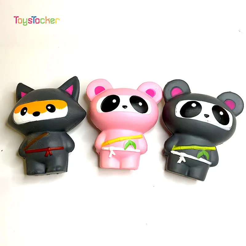Colourful Panda Ninja Modeling Squishy Slow Rising Soft Squeeze font b Toy b font font b