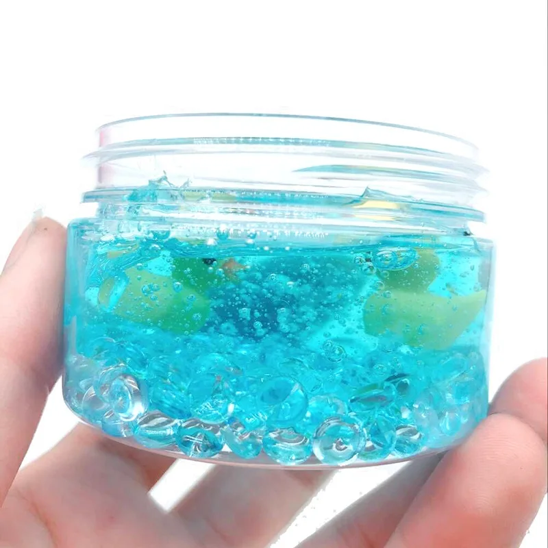 Afdswg Sticky Squishy Slime Crystal Mud Glaseado Lake Transparent Mud Decompression Toy Squishy's Squishies Toy Extrusion - Цвет: 100ml