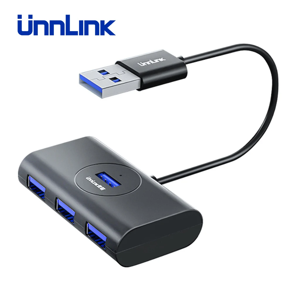 USB удлинитель Unnlink usb хаб 4 порта 3 0 высокоскоростной разветвитель 5 Гбит/с 25 м 1 2 для