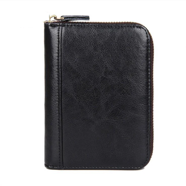 Short Purse Black MAHEU RFID карта кошелек из натуральной кожи Длинный кошелек с несколько отделений для карт samsung Iphone Redmi кошелек черный красный кошелек женский - Цвет: Short Purse Black
