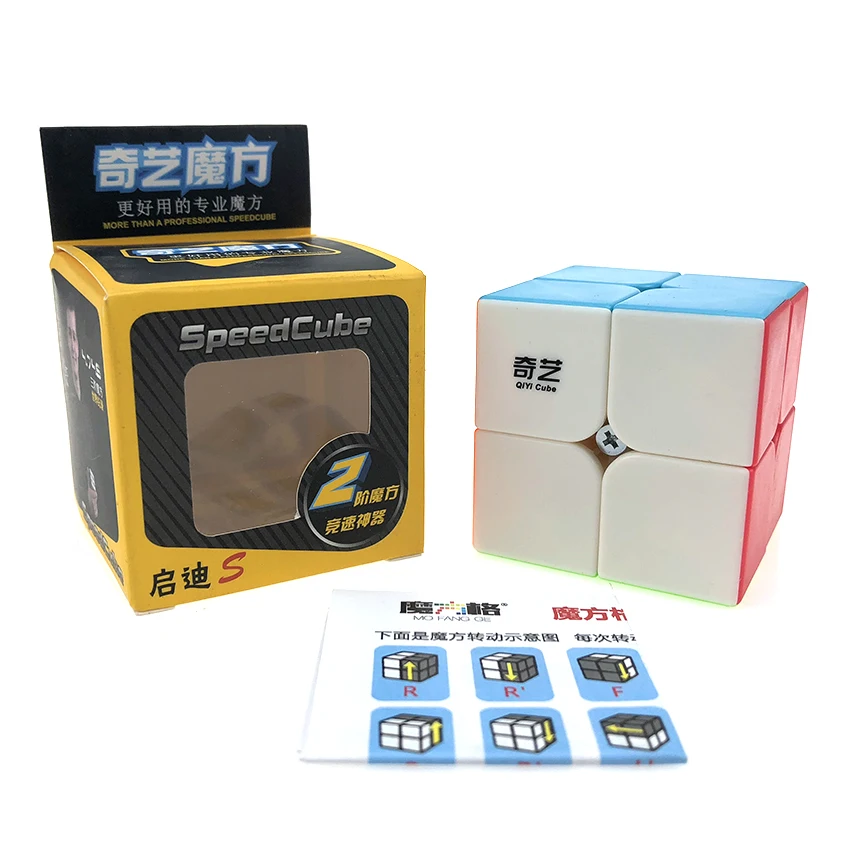 Новейший QiYi Warrior 2x2x2 3x3x3 профессиональный магический куб соревнование скорость головоломка Кубики Игрушки для детей cubo magico Qi103