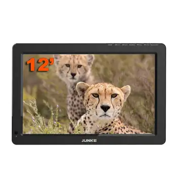 

JUNKE Portable TV 12 Inch Digital And Analog Multifunc Led Televisions Support TF Card USB Audio Car Television DVB-T DVB-T2 AC3