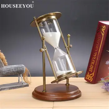 

15 Minutes Hourglass Sandglass Sand Clock Timer Rolating Sand Egg Timer Clock Teaching Game Home Office Decor Crafts