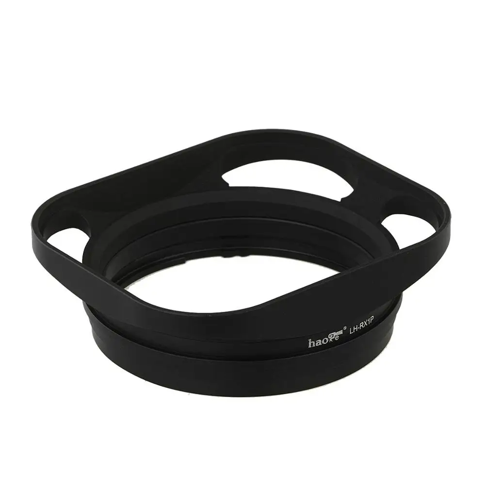 

Haoge Pro Square Metal Bayonet Lens Hood for Sony RX1R RX1RM2 FE 50mm f1.8 SEL50F18F AND Sony NEX E-Mount Lens New