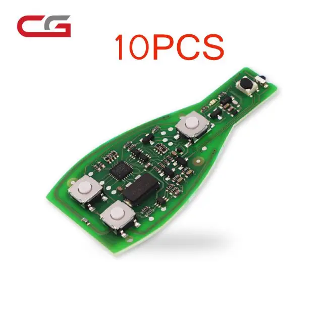 1/5/10 шт CGDI MB CG ключевую роль со смарт-ключ оболочки 3/4 Кнопка для всех Benz FBS3 Immo многоразовые работая с CGDI MB ключевой программист - Цвет: 10PCS