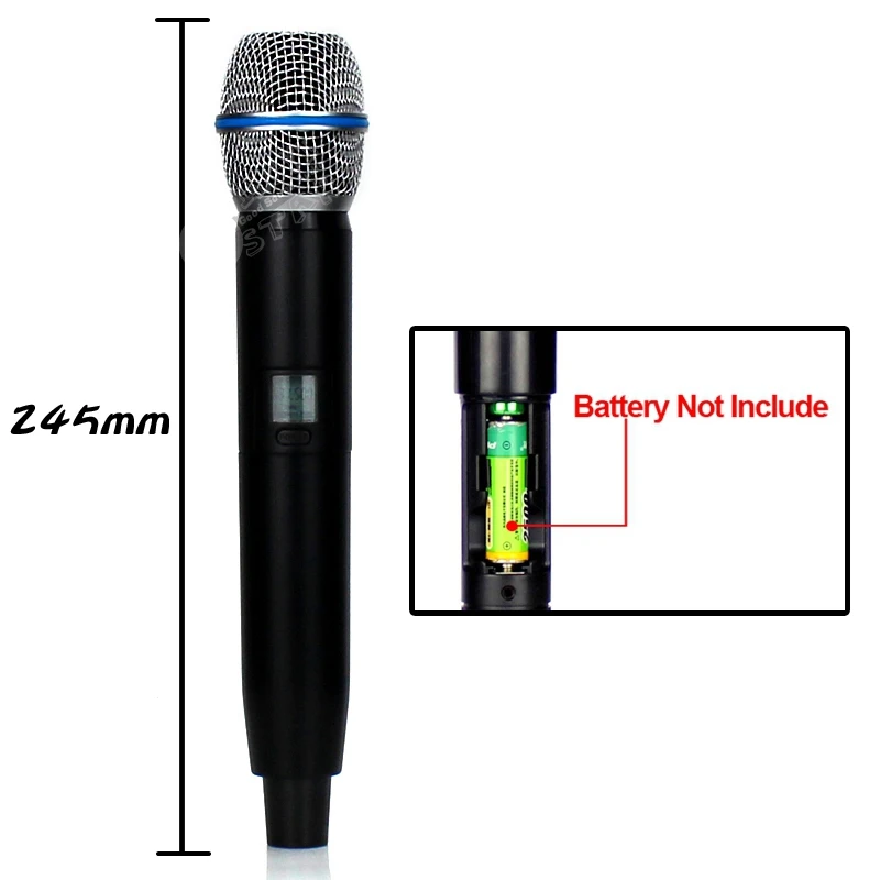 GLXD4 UHF Wireless Microphone Professional BETA87A