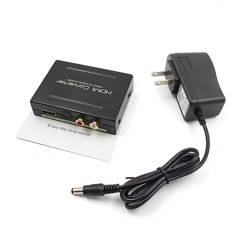 1080P HDMI к HDMI оптический+ SPDIF+ RCA L/R экстрактор конвертер аудио сплиттер