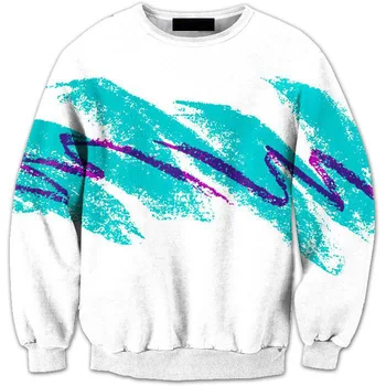 

The men's blue water stamp pullover long sleeve head tide brand mens Printing Blouse hoodies