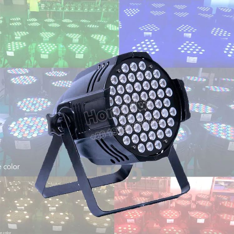 Светодиодный Par 54/18/24 шт светодиодный RGBW с DMX512 для клуба диско ди-джей звуковая активация чешское стекло диско шар сценический Светильник проектор ночного клуба, Par