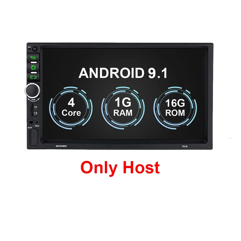 2din Android 9,1 автомобильный Радио навигатор Wifi головное устройство универсальное 7 ''HD Touch 2+ 32G Автомобильный мультимедийный плеер Авто Setero avtagnitola - Цвет: Radio 1 16G