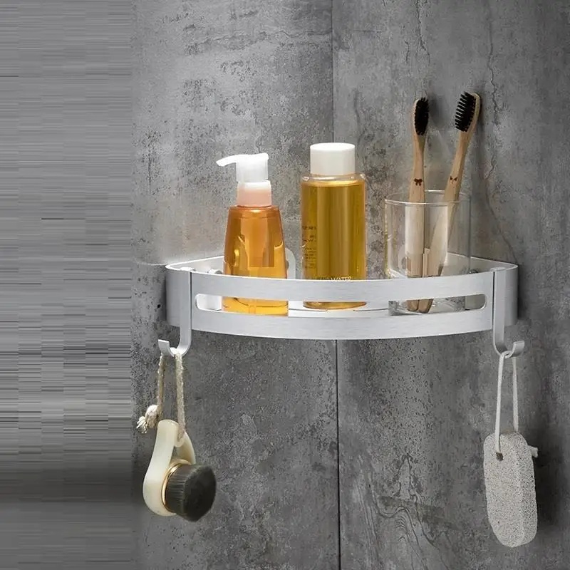 Estante Mensole Фен держатель Badkamer Rack Repisas Etagere Фреска Salle De Bain полки Аксессуары настенная полка для ванной комнаты - Цвет: Version T