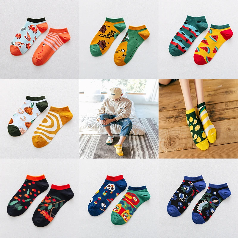 

NEW Happy Japanese Style Gifts for Women Cotton Socks Winter Harajuku Hip Hop Casual Korean Funny Cute Fashion Gift Women Socks