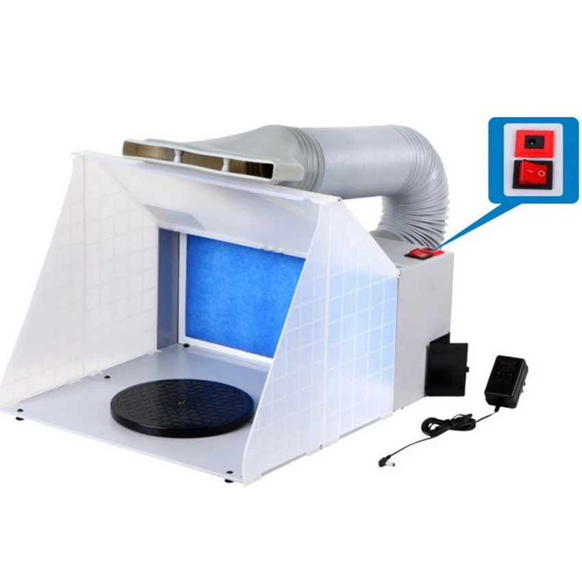 Portable Airbrush Paint Spray Booth Kit