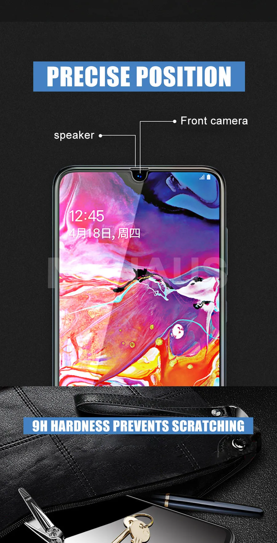 С уровнем твердости 9H закаленное Стекло для samsung Galaxy A20E A40S A10 A20 A30 A40 A50 A60 A70 A80 A90 M10 M20 M30 M40 Экран протектор Стекло пленка
