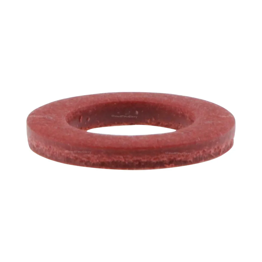 CloudFireGlory 90430-08020-00 90430-08003 10Pcs Lower Unit Oil Drain Screw Gasket Red Plastic For Yamaha 1984-