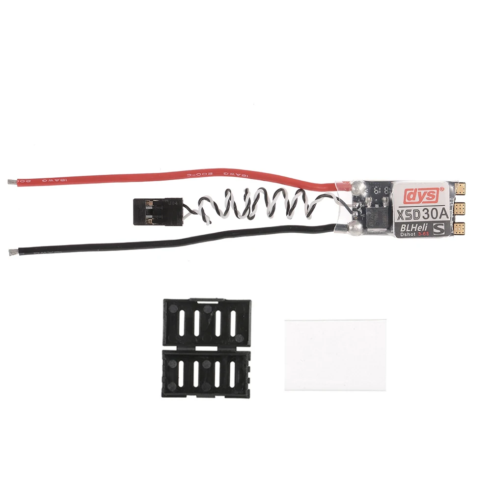 

DYS XSD20A 20A 3-4S Micro ESC BLheli_S Firmware Support Dshot300 Dshot600 for FPV Drone Multirotor