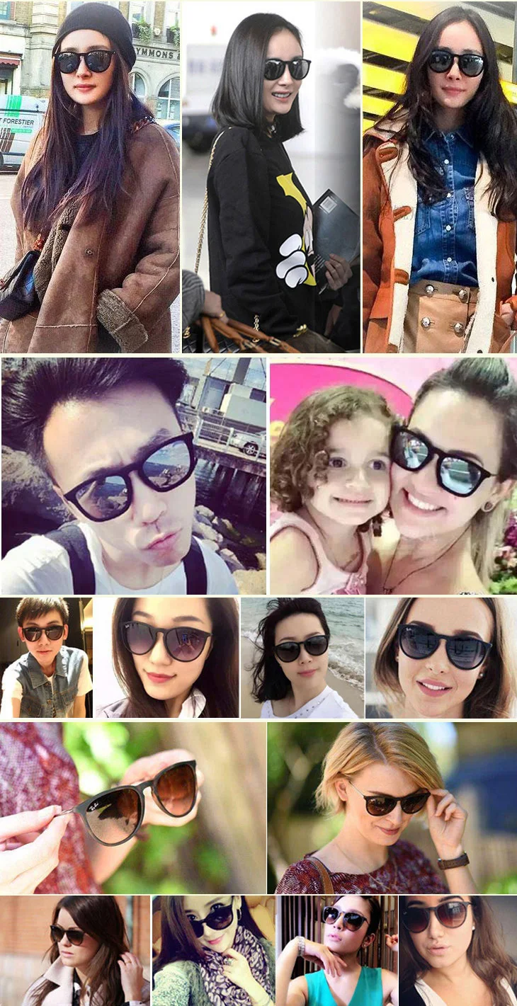 RayBan RB4171 солнцезащитные очки для вождения, роскошные HD поляризованные женские солнцезащитные очки для мужчин и женщин