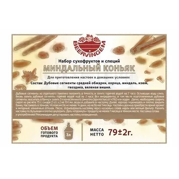 

Set dried fruit and spice beervingem "Almond Cognac", 76g