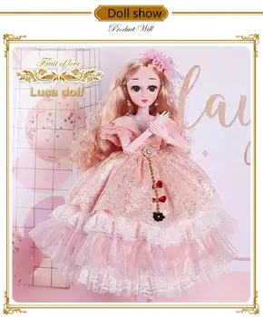 

New Fashionable And Lovely Dolls, Children Toys, Girls Gifts, Dressing Up Dolls, 60cm Birthday Gifts, Christmas Gifts