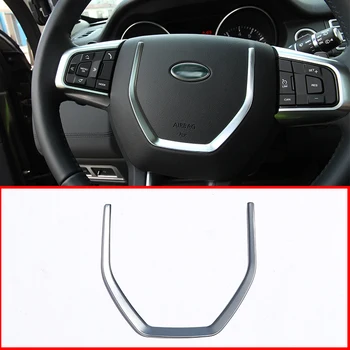 

ABS Chrome Steering Wheel Sequins Cover Trim Stickers For Land Rover Discovery Sport 2015 2016 2017 Car Accessory