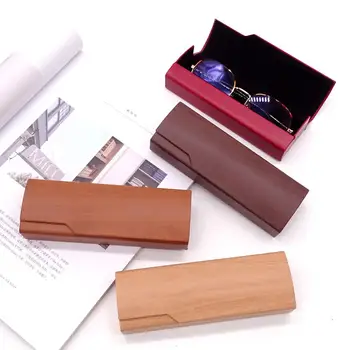 

Creative Handmade Magnetic Wooden Eyeglasses Storage Case Holder Glasses Box
