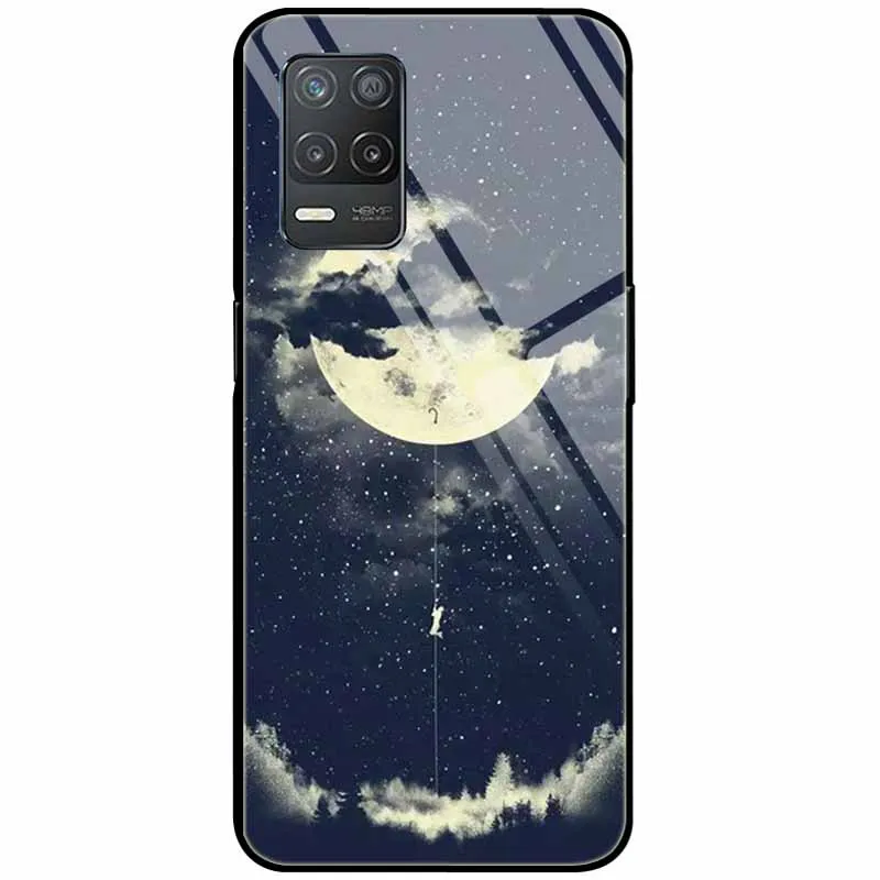 Tempered Glass Hard Protective Back Cover - Cute Design