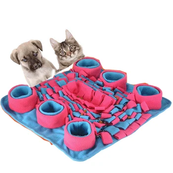 

Dog Sniff Training Mat Smell Pad Food Slow Feeding Release Stress Pet Blanket Relieve Stress Nosework Interactive Toys Pet Toys