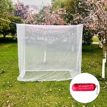 Large White Camping Mosquito Net Storage Bag Indoor Outdoor Insect Tent Bed Canopy Netting Mesh Drape