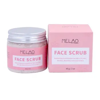

Natural Exfoliating Peeling Frosted Salt Ultra-hydrating Lightening Nourishing Skin massage Care Deep Cleansing Face Scrub Cream
