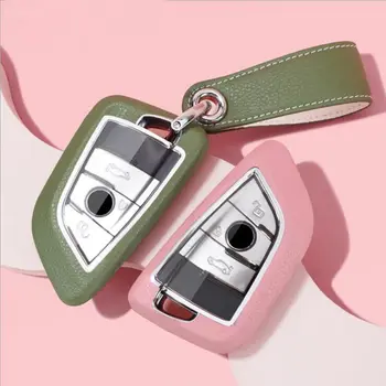 

Multicolor Car Key Cover Case For BMW X1 X2 X3 X4 X5 X6 X7 1 2 3 4 5 7 Series F15 F16 E53 E70 E39 F10 F30 G30 F48 G11 F39 525li